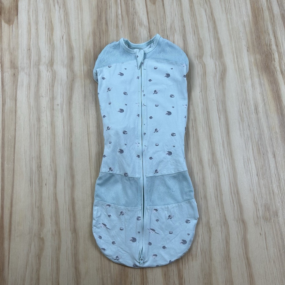 Happiest Baby Large Light Blue Planet Solar System Sleep Sack Baby